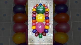 Beautiful a boy number one always smiled  water colorful balloons popping reverse asmr satisfying [upl. by Daph]