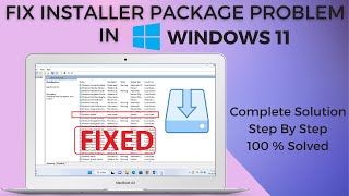 How to Fix Windows 11 Installer Package Problem [upl. by Ahsam928]