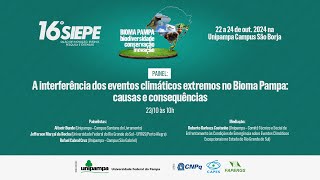 16º SIEPE  A interferência dos eventos climáticos extremos no Bioma Pampacausas e consequências [upl. by Atekram]