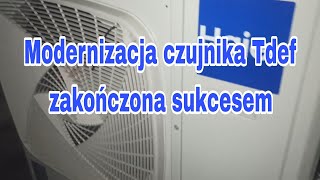 Defrost po modernizacji czujnika Tdef haier monoblok 8kw [upl. by Ynattir]