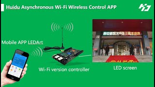 Huidu Controller Mobile APP LEDArt Operation Tutorial [upl. by Tsuda]