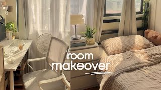 small room makeover 📁 🎧  cozy space room decor temu haul pintrest inspired and room tour [upl. by Stamata]