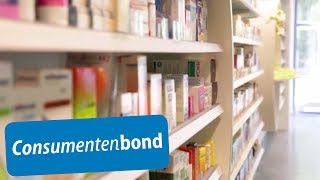 Kosten eerste uitgifte bij de apotheek Consumentenbond [upl. by Peedus]