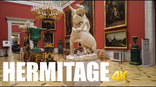 Hermitage Museum walking tour 4k 60fps  Saint Petersburg Russia [upl. by Jer]