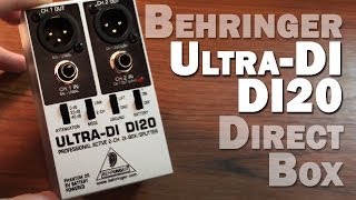 Behringer DI20 UTRADI Duel Direct Box Review [upl. by Faruq]