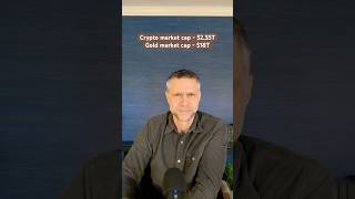 Crypto market cap is around 235T and the gold market cap is around 18T crypto bitcoin gold [upl. by Shig]