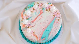 White Chocolate Ganache Decorated Cheesecake Tutorial Rosies Dessert Spot [upl. by Ennyrb]