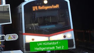 U4 Mitfahrt von Hütteldorf nach Heiligenstadt mit Type V Teil 23 [upl. by Nicki]