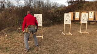 Handgun drill with instructor Chris Caracci 🇺🇸 [upl. by Lyrrehs]