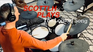 Scottlh Plays The Logical Song drum cover [upl. by Ahsineg]