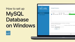 How to Set Up MySQL Database on Windows [upl. by Dyrrej]