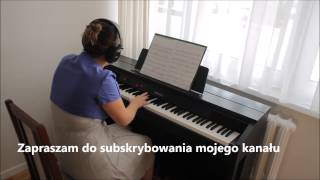 Księżyc raz odwiedził staw  Akademia Pana Kleksa  piano cover [upl. by Ace]