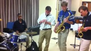 Westminster Christian Academy HS Jazz Band under Mr Hugh [upl. by Alleirbag]