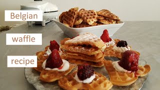 Belgian waffle recipe  Belgijske vafle [upl. by Riha666]