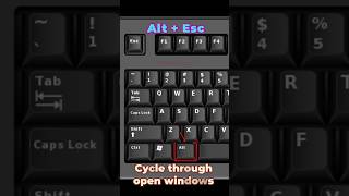 How to Cycle through open windows  Keyboard shortcuts in Windows [upl. by Decca]