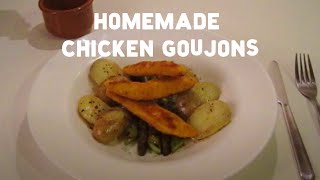 How To Make A Fantastic Chicken Goujon Dinner [upl. by Rehpoitsirhc]