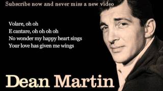 Dean Martin  Volare  Lyrics [upl. by Acker]