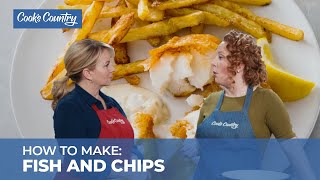 How to Make RestaurantQuality Fish and Chips [upl. by Anett]