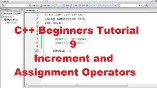 Pre increment amp Post increment operator solved example in C programming [upl. by Ardnazxela]