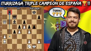 ITURRIZAGA TRIPLE CAMPEÓN DE ESPAÑA🏆🏆🏆🇻🇪🇪🇦  Lin vs Iturrizaga  Cto de España 2023 [upl. by Rosemari434]