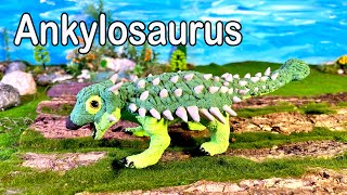 Making Clay Dinosaurs with Alex Ankylosaurus 粘土 恐竜 [upl. by Donela823]