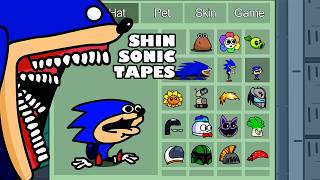 Chaos  Shin Sonic Tapes in Among Us ◉ funny animation  1000 iQ impostor [upl. by Urdna169]