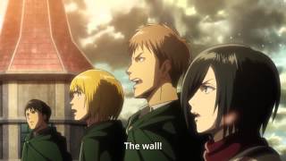 Attack on Titan Episode 25 Eren Snaps Shingeki no Kyojin HD [upl. by Dimitry891]