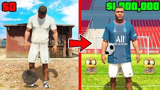 CẦU THỦ BÓNG ĐÁ 1 vs 1000000 Trong GTA 5 [upl. by Germin]