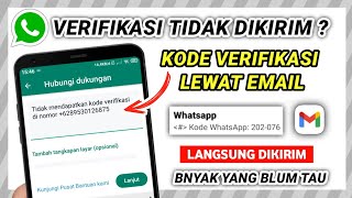 Cara Mendapatkan Kode Verifikasi Wa Lewat Email [upl. by Yddet]