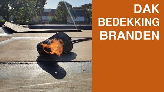 Zelf een overkapping maken • 8 Dakbedekking branden [upl. by Edlun]