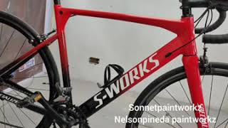 sunspeed roadbike repainted into sworks tarmac design [upl. by Acacia]