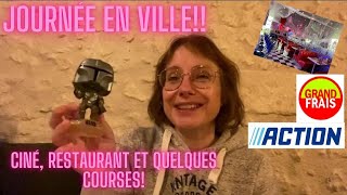 Journée en ville  Ciné resto et courses grand frais et action [upl. by Niatirb]