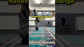 Ich hab mir fast mein Nacken gebrochen 😰 fail challenge handstand [upl. by Ahseinad]