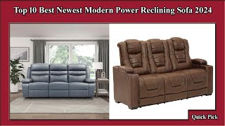 ✅ Top 10 Best Newest Modern Power Reclining Sofa 2024 [upl. by Ahsiemal100]