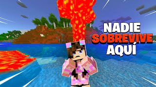 NADIE SOBREVIVE EN ESTE MUNDO MINECRAFT 😱 MUNDO SURVIVAL PERO con RETOS 😬 Sandra Cires Play [upl. by Swan892]