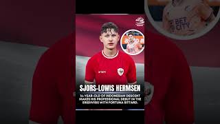 SjorsLows Hermsen Wonderkid Keturunan Indonesia Yang Sudah Debut di Eredivisie [upl. by Chin]