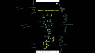 How to solve 12 of 3 Finding a Fraction of a Number [upl. by Spiros710]