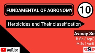 Herbicides and their classification [upl. by Wavell]