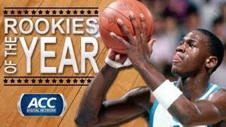 NBA Rookie of the Year  Michael Jordan Vince Carter Among Former ACC  ACCDigitalNetwork [upl. by Ahsitram]