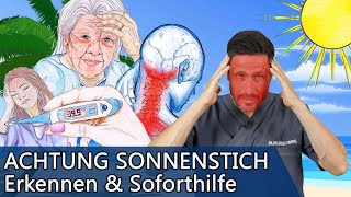 Sonnenstich Sofort erkennen und handeln bevor es zu spät ist Symptome Tipps amp Therapie [upl. by Ettenoj928]