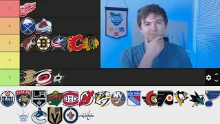 RANKING EVERY NHL TEAM LOGO ON A TIER LIST [upl. by Maiah182]