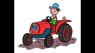 Tommy the Tractor’s Big Farm Adventure  3D Animated Cartoon  The Animation Station [upl. by Aisan]