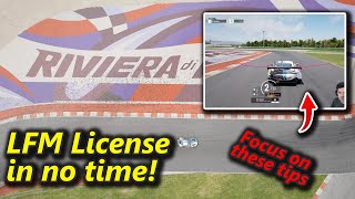 Track Guide LFM License S13 Misano  Assetto Corsa Competizione [upl. by Aerdnahc]