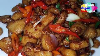 Resep Ayam Cincang Pedas [upl. by Berkly]