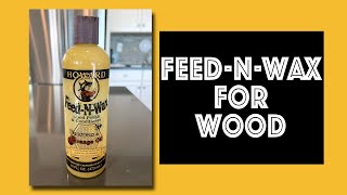 Howards Feed N Wax Product Overview [upl. by Uhp666]