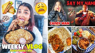 Vlog  Eating FAVOURITE FOOD for 24 Hour  Cooking CHICKEN PAKORA Shopping Haul amp Horror Challenge [upl. by Edora]