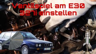 Das Spiel am Ventil Ventilspiel einstellen am E30 ETA [upl. by Ellehsram]