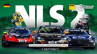 Saison 2024 Rennen 2 der ADAC Nürburgring LangstreckenSerie NLS [upl. by Charisse]