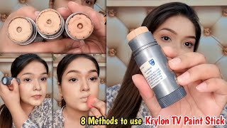 How to use Kryolan Tv Paint Stick  8 Best Ways To Use Kryolan Tv Paint Stick for beginners [upl. by Godwin]