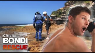 Blue Bottle Jellyfish Attack Lifeguard Mouse Brings Bad Luck to Bondi [upl. by Notrom]